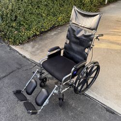 Medline Excel Recliner Wheel Chair