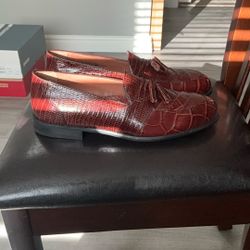 Stacy Adam’s Dress Shoes. Genuine Snake Skin Size 10.5
