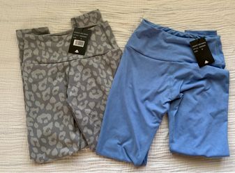 NEW Women Leggings Gray S and Blue M