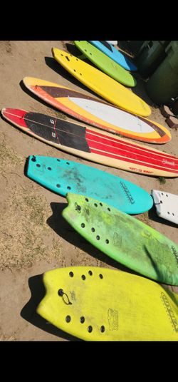Surfboards Soft Tops And Hard Tops $50 To $225