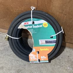 60’ Soaker Hose 5/8” Diam New