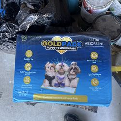 Gold pads dog pads