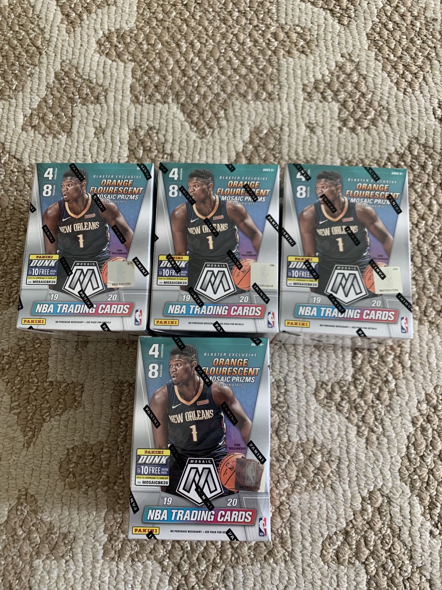 2019-20 Panini Mosaic Blasters