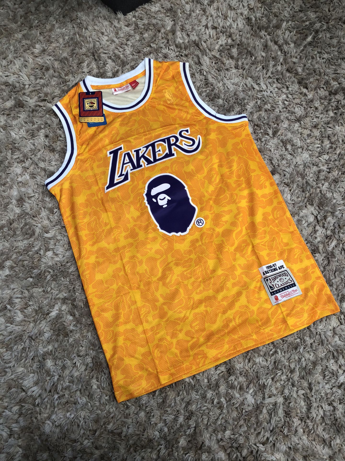 Laker Bape Basketball Jersey Size Medium for Sale in San Leandro, CA -  OfferUp