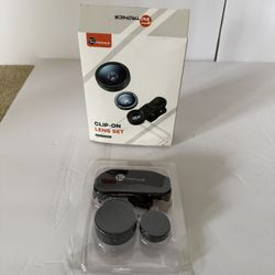 Trotronics Clip-On Lens Set Super Wide Macro Fish Eye Matte Black TT-SH014