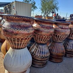 Metal Yard Art, BIRDBATHS & POTTERY 🌵 🌻 
