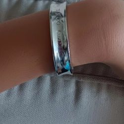 Vintage Tiffany&Co Cuff Bangle In 9.25 Sterling Silver