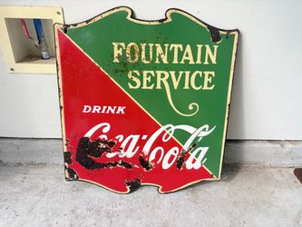 Old Coca cola  sign