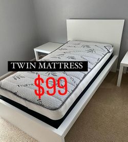 New twin mattress only $100
