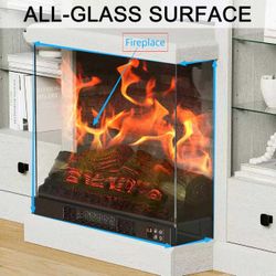 23" 3D Electric Fireplace & Remote