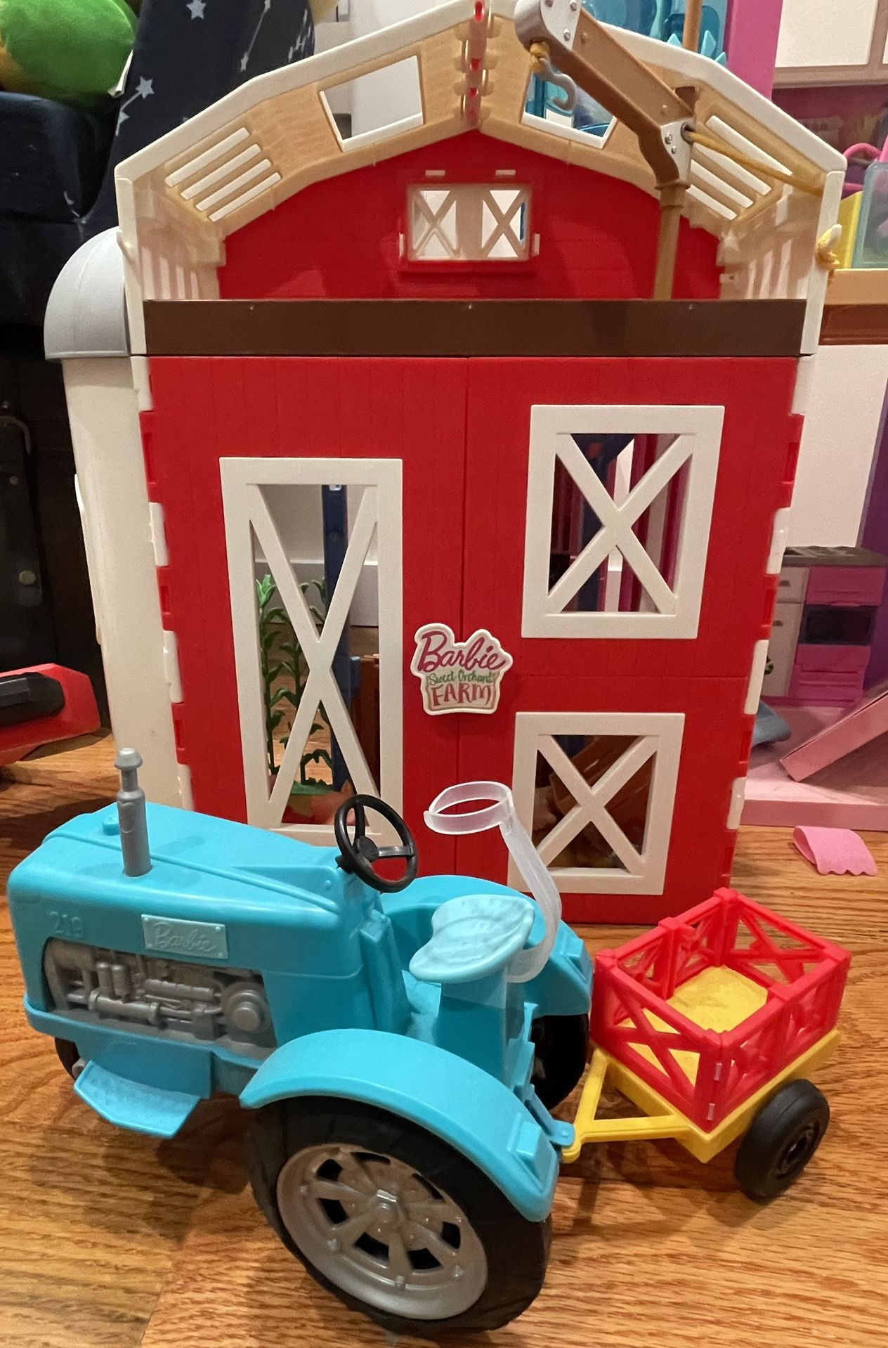 Barbie Sweet Orchard Farm And Tractor