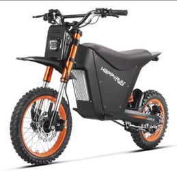 HAPPYRUN G300 SE Mini Electric Dirt Bike Teens Adults Electric Bike with Mid-Drive 48V 26AH Removable Battery with Hydraulic Brakes (26AH Dirt Bike