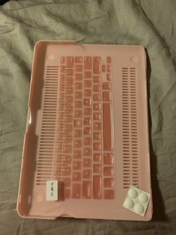 MacBook Pro 13 inc pink marble case