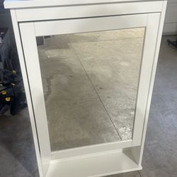 IKEA Hemnes Mirror Cabinet w/ 1 Door, White