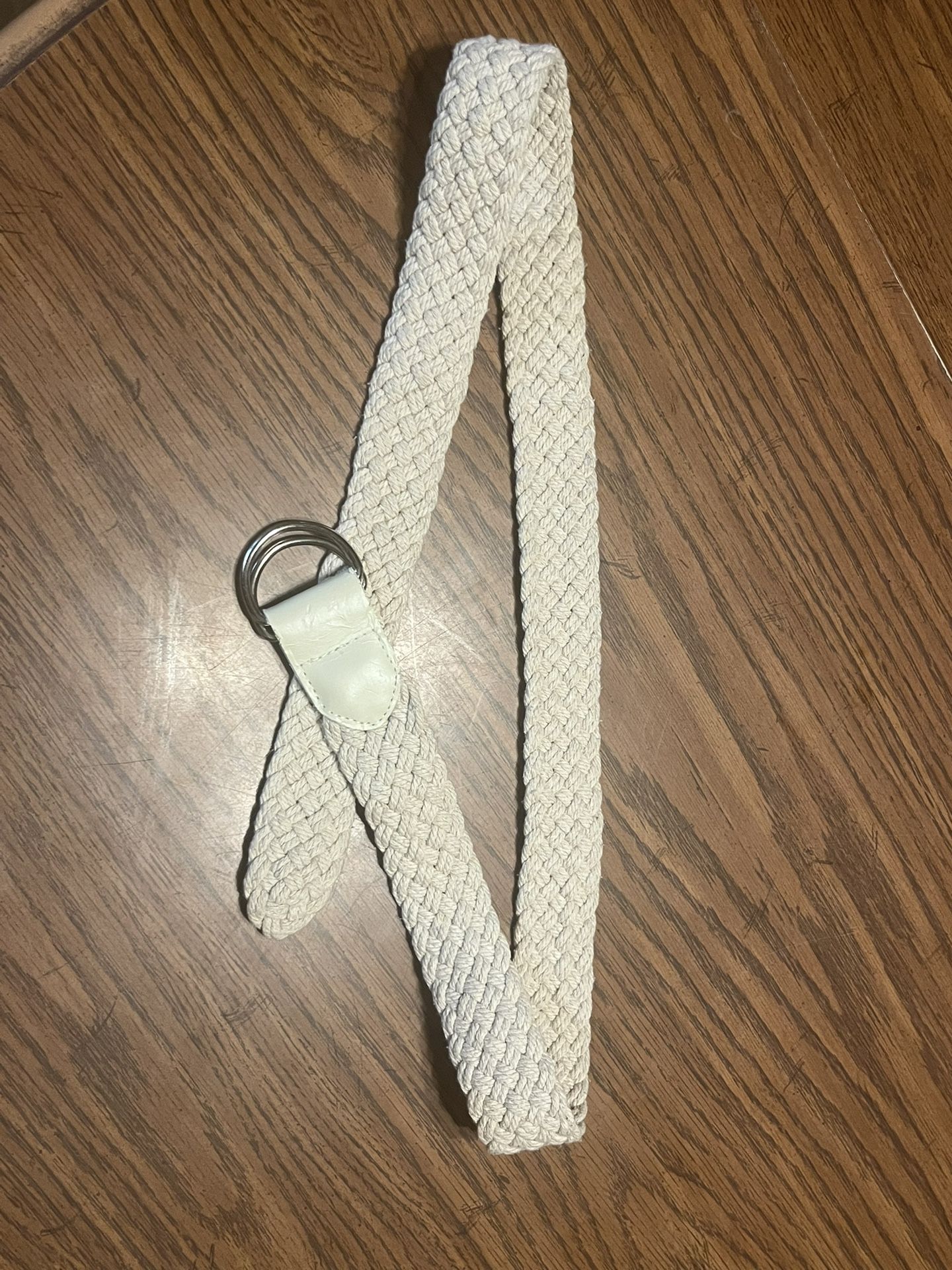 Cream Cloth Belt