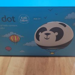 Brand New Unopened Amazon Kids Echo Dot Panda 