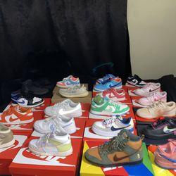 Variety Of Different Nikes 