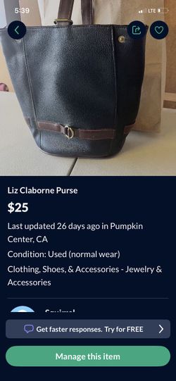Liz Claborn Purse 