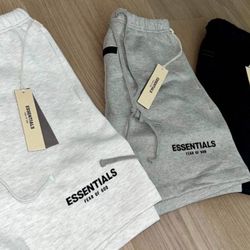 ESSENTIALS - Shorts Light Oatmeal, Dark Oatmeal & Black