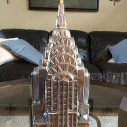 Rare Pottery Barn Chrysler Building Statue