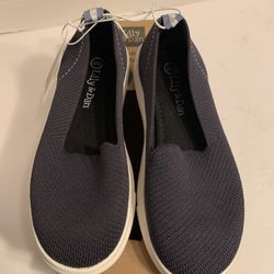 Children’s Slip-On Flats Size 11/12 Navy Blue Made Of All Recycled Materials NIB