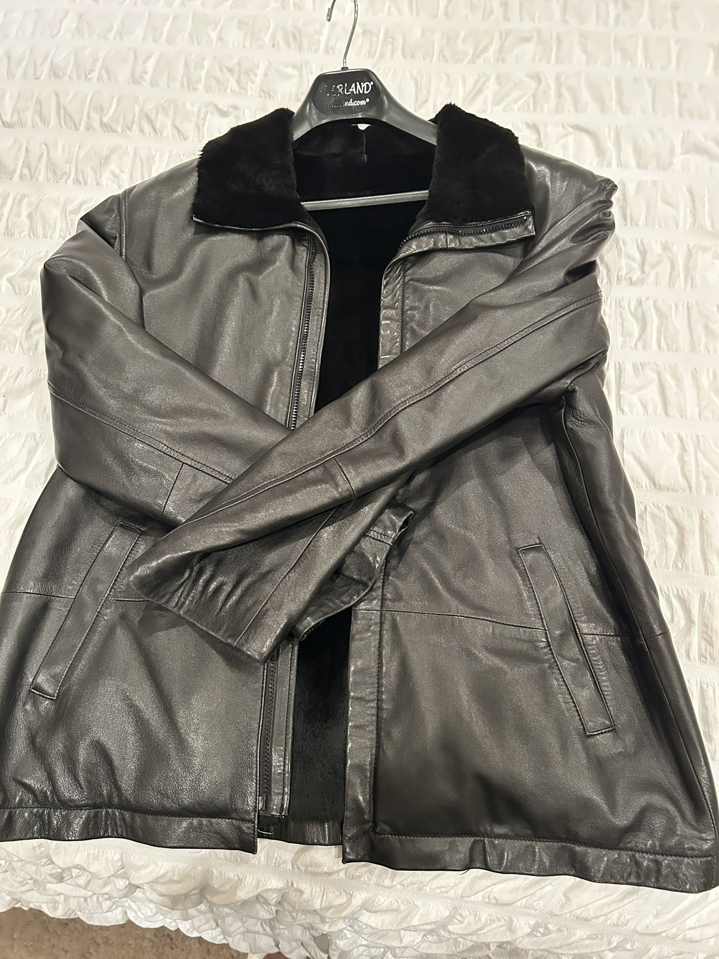 Men’s Leather Coat