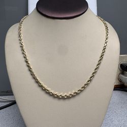 14K Rope chain
