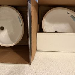 Two Undermount Koehler Sinks (unused)