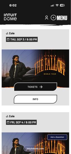 J Cole Intuit Dome