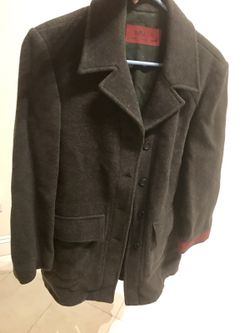 MNG mango coat dark green