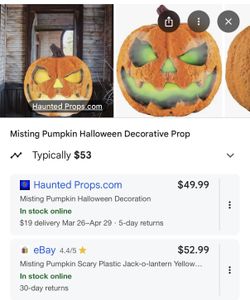 Pumpkin Head Misting