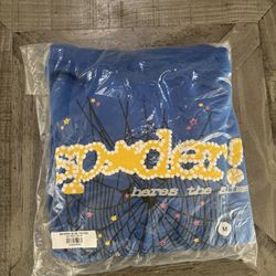 blue spider hoodie