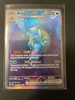 151 Blastoise, Wartortle and Squirtle