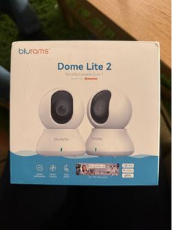 Security Camera Blurams 2K, 360-degrees(2Pack)