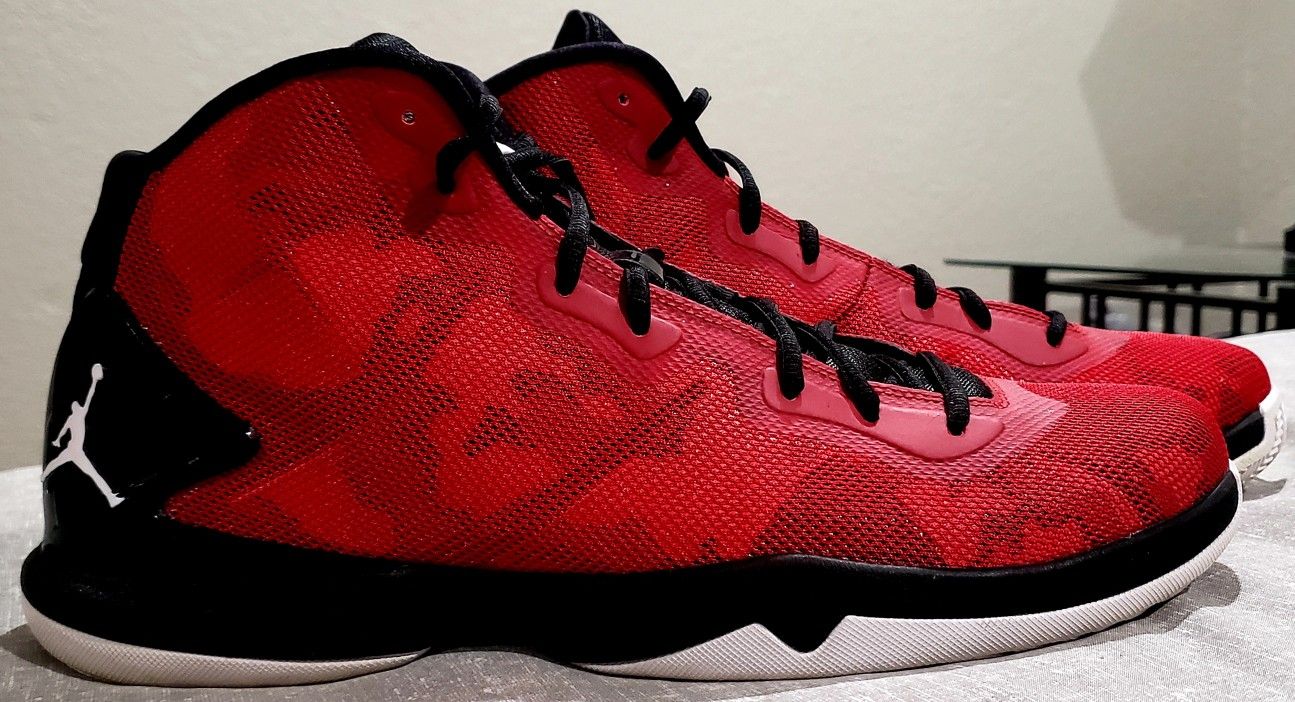 NIKE AIR JORDAN FLIGHT SPEED RED/BLACK CAMO BASKETBALL SHOES MENS SIZE 13