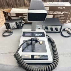 CB Radio microphone, SWR/Power/Field Strength Meter & Combination Antenna Matcher SWR/Power Meter