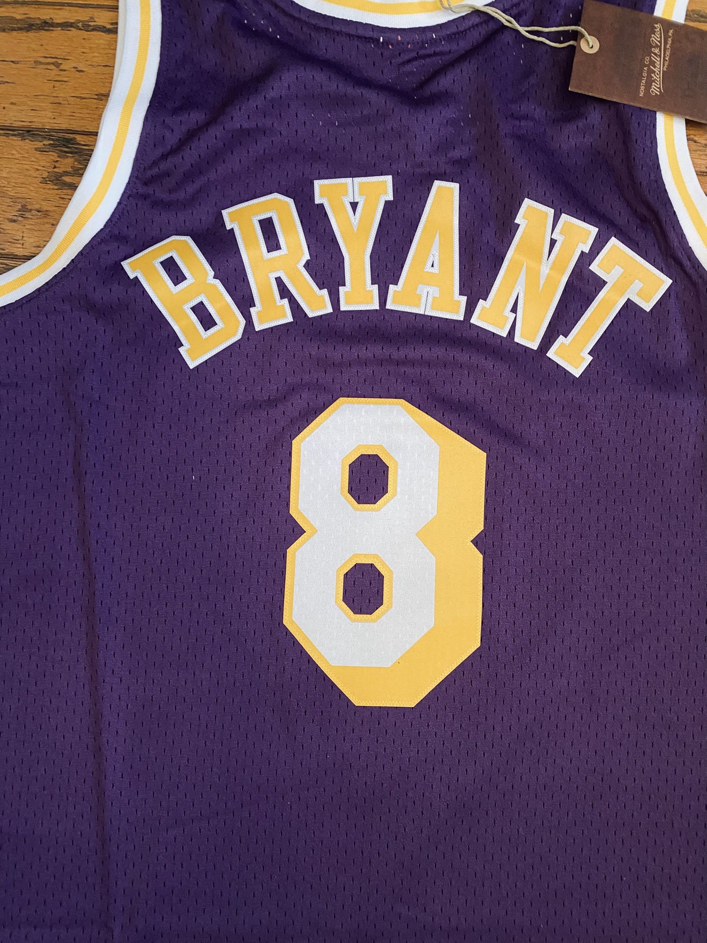 Purple lakers Kobe Bryant Mitchell and Ness Jersey