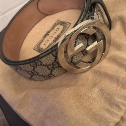 GG SUPREME BELT WITH G BUCKLE