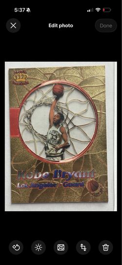 1996 Pacific #JB3 Kobe Bryant Power Jump Ball Gold Rookie RC SSP Well Centered