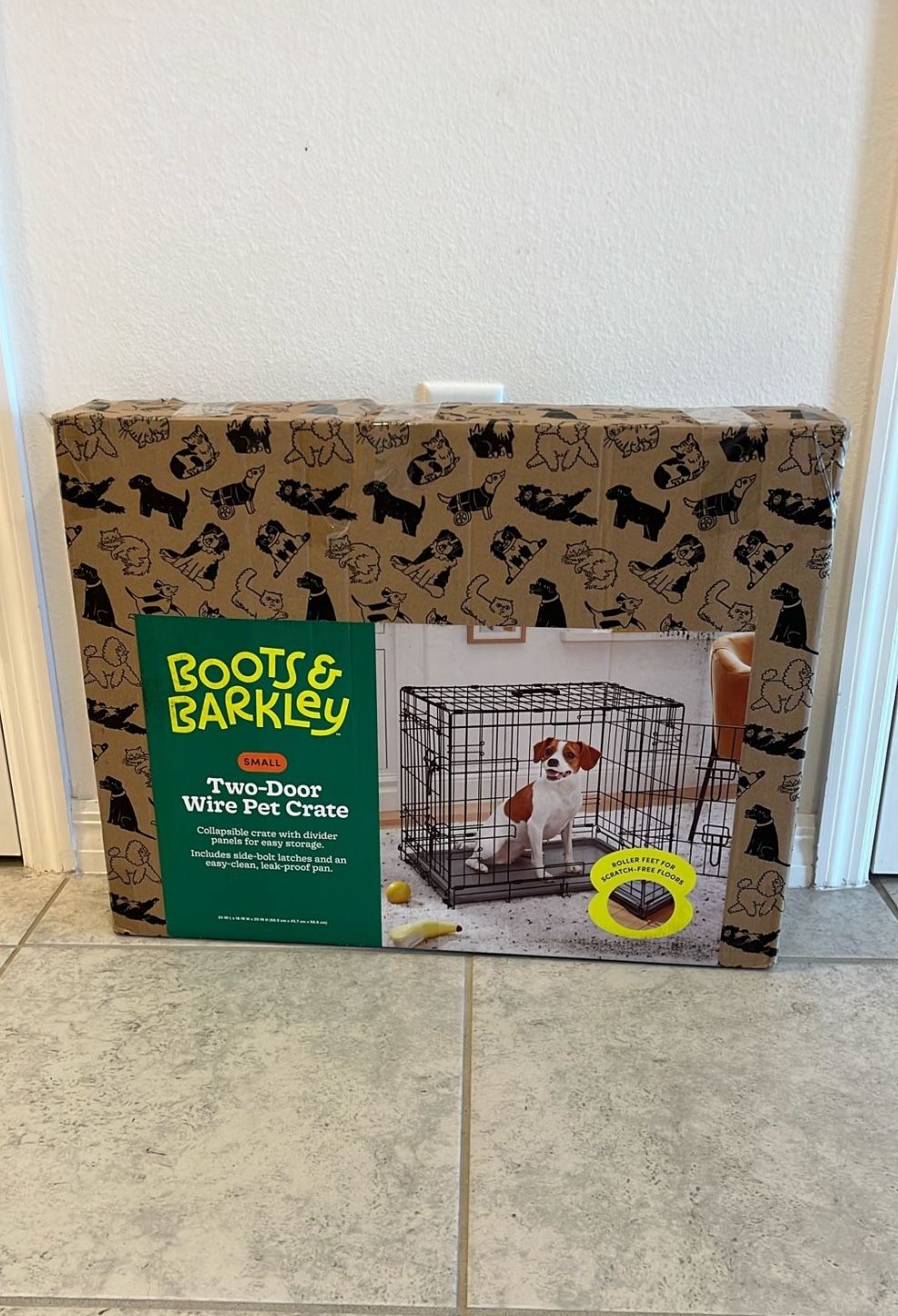 Two Door Wire Pet Crate/small