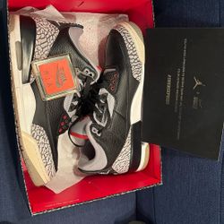 Jordan 3 Retro Black Cement (2018) Size 9