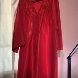 Red Graduation Robe