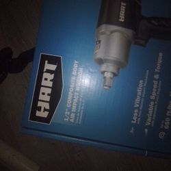Hart Air Impact Wrench And Hart Batteries 