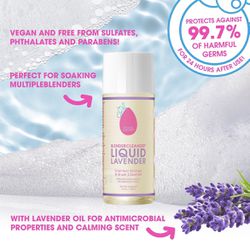 Beauty Blender Liquid Lavender Scented Sponge And Brush Cleanser