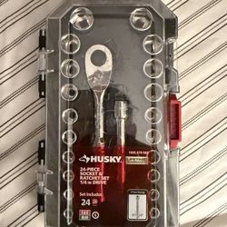 Husky 24 Piece Socket Ratchet
