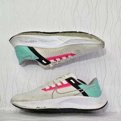 Nike Air Zoom Pegasus 38 CW7356-102 Mens Size 11.5 White Pink Mint Running Shoes