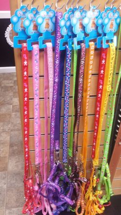 Dog leash with harness