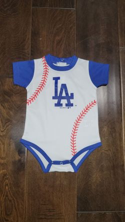 MLB Dodger's Infant Size 18 mos. Onsie Romper Excellent Condition PRICE Is Firm Cash Only