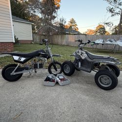 Razor Dirt Bike And 4 Wheeler