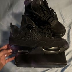 Jordan Black cat 4,  Cap N Gown 11
